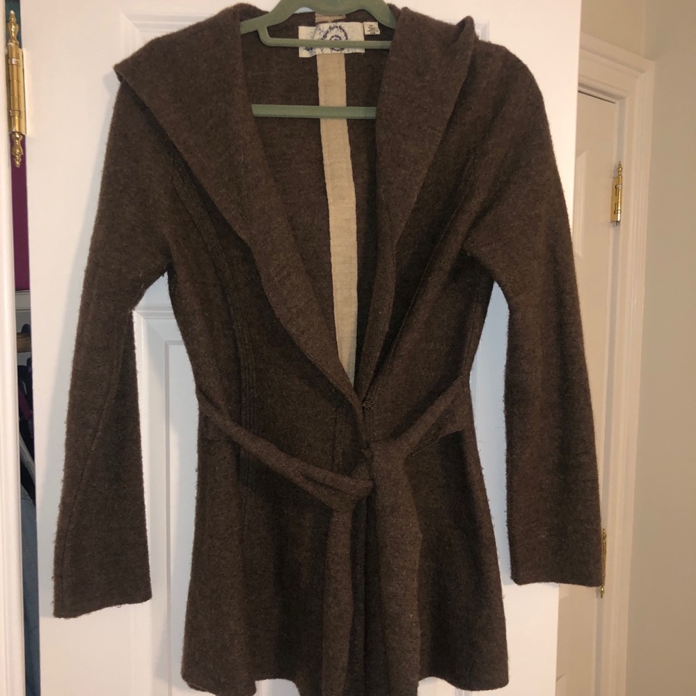 ROSIE NEIRA hooded wool cardigan